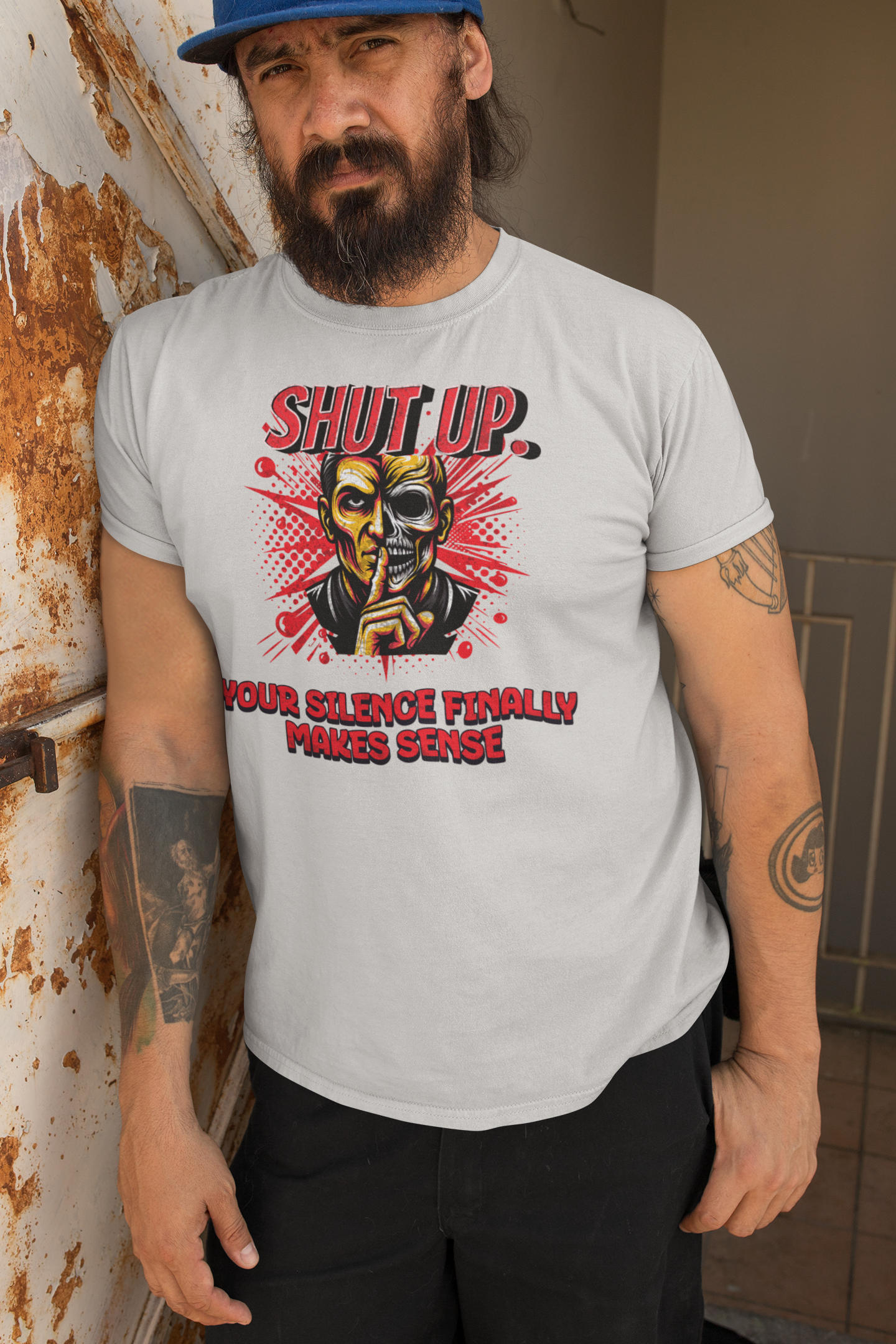 Silence Speaks Louder – unisex streetwear graphic tee