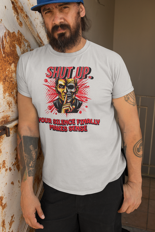 Silence Speaks Louder – unisex streetwear graphic tee