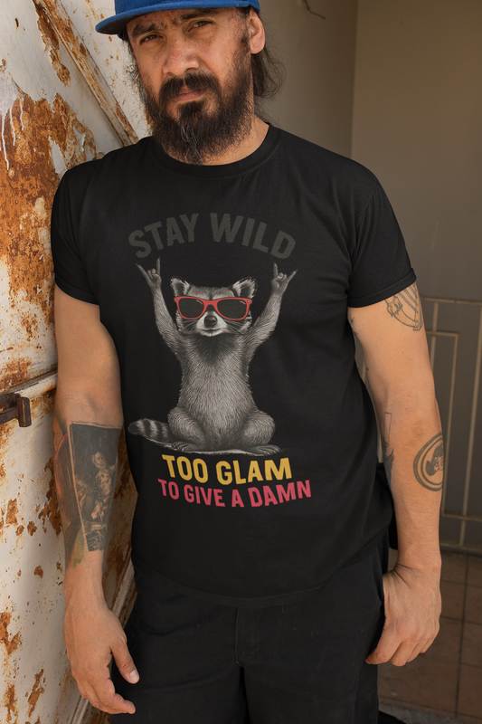 Stay Wild Glam Tee – Unisex Streetwear Graphic Tee