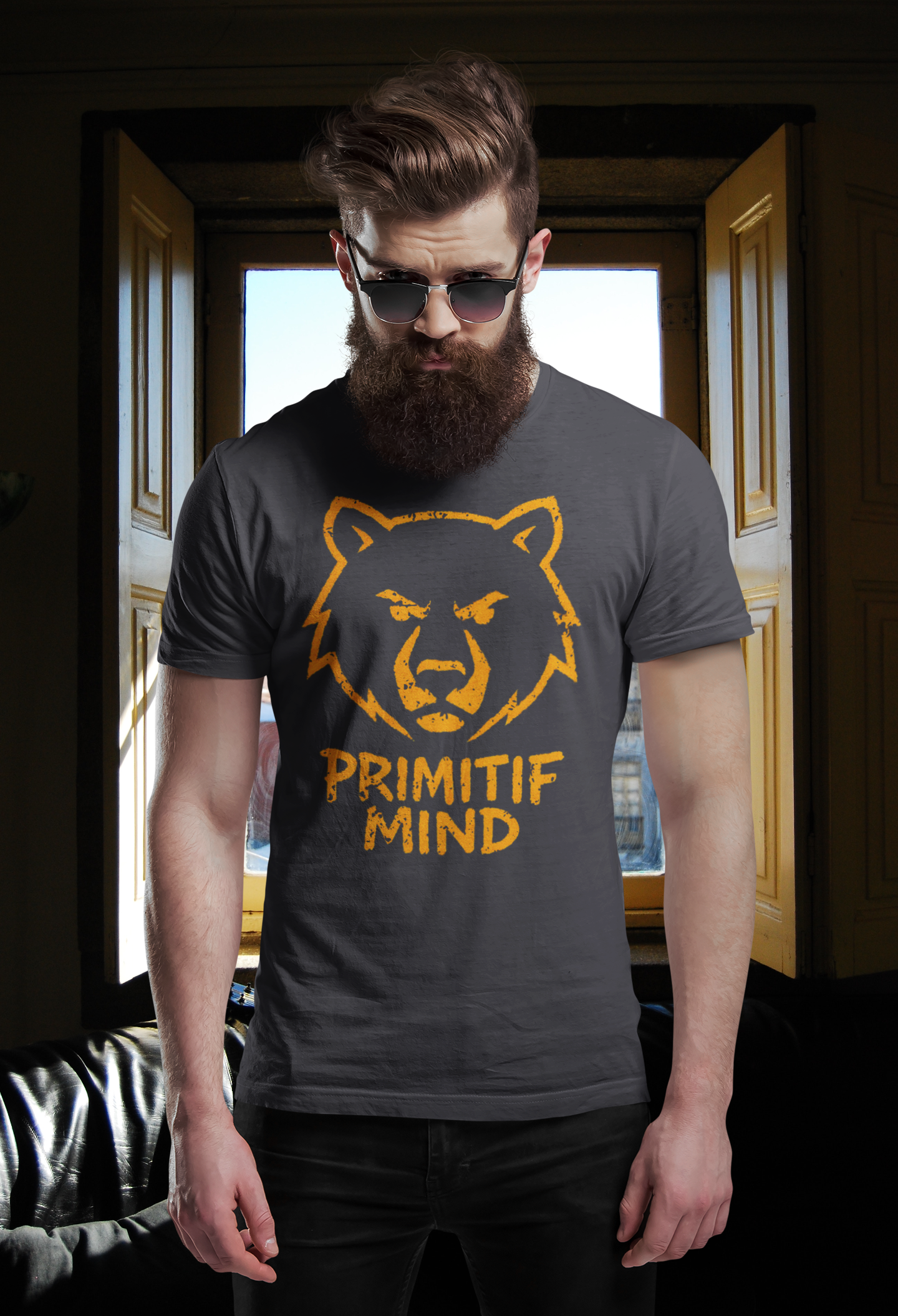 Primitive Instinct Mentality – unisex streetwear graphic tee