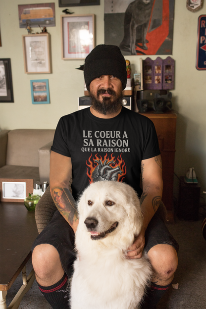 Instinct Over Reason Fireheart Tee – Unisex Streetwear Graphic Tee