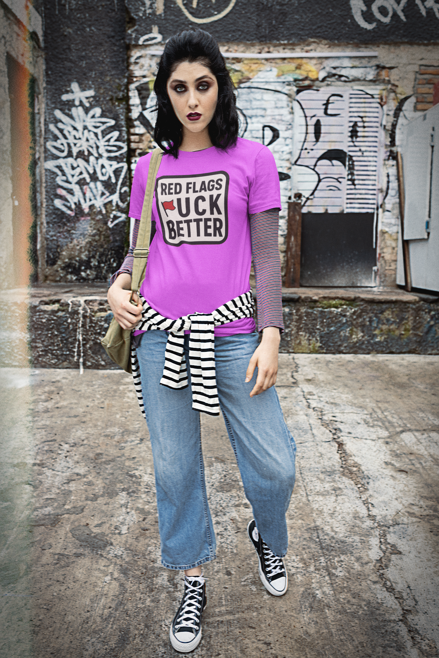 Red Flags F*ck Better – Unisex Streetwear Graphic Tee