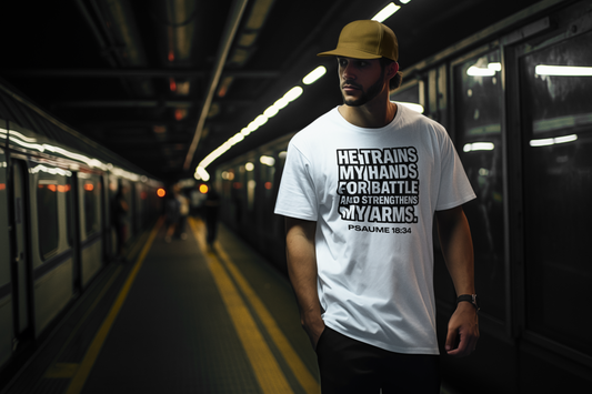 Battle-Ready Strength – Unisex Streetwear Graphic Tee