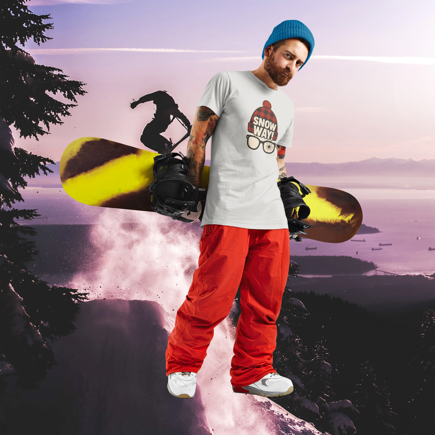 Snow Way! – Winter Streetwear Unisex Graphic T-Shirt