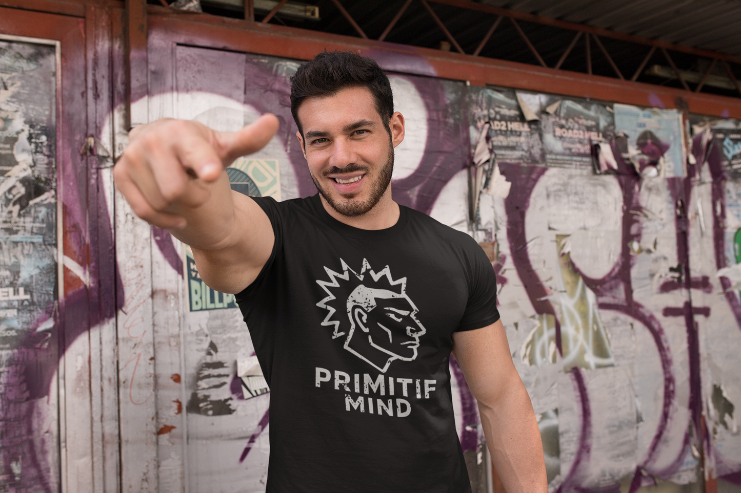 Primitive Instinct Mentality – unisex streetwear graphic tee