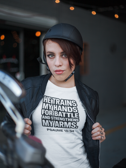 Battle-Ready Strength – Unisex Streetwear Graphic Tee