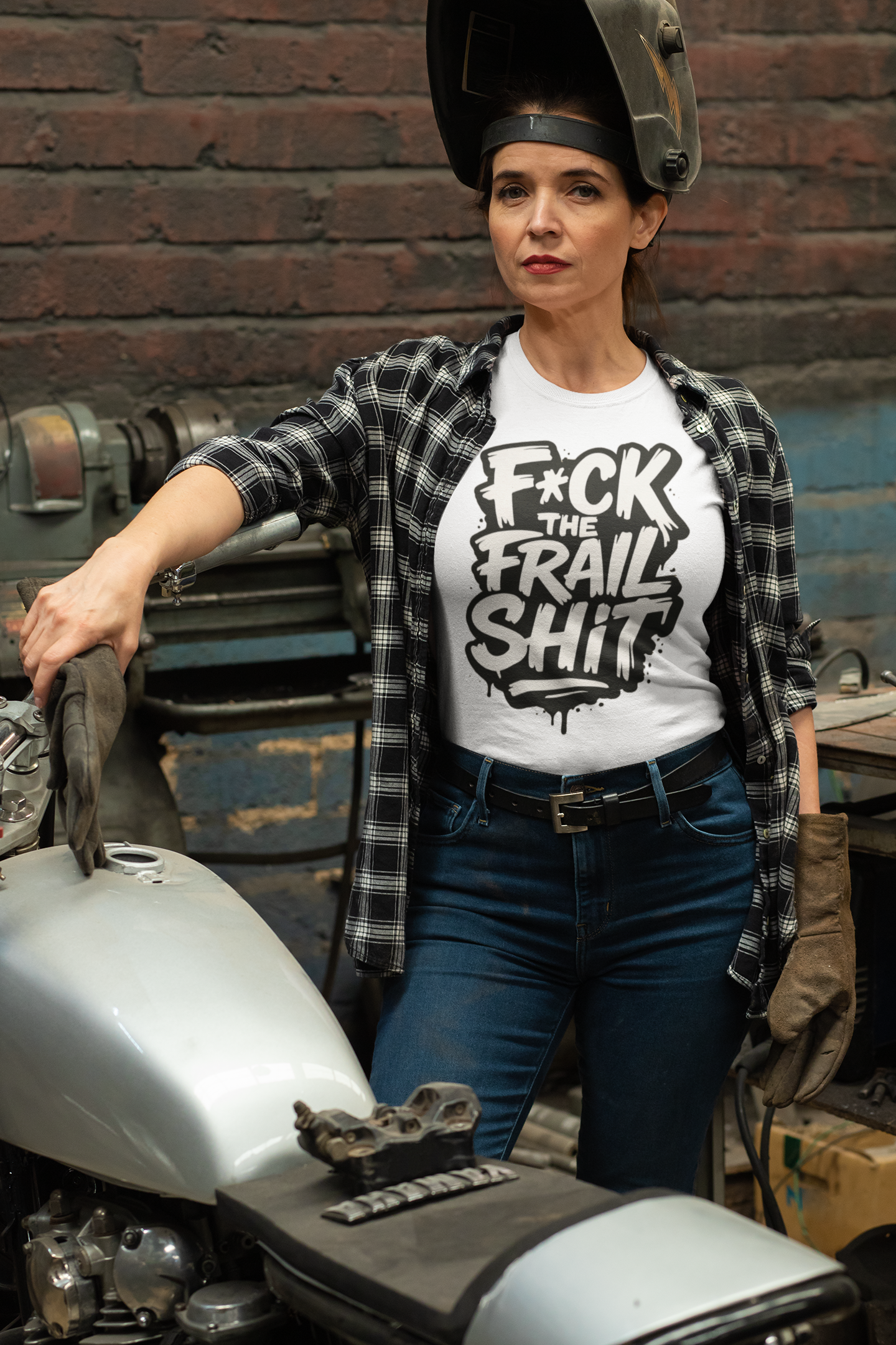 Fck the Frail Sht Attitude – Unisex Streetwear Graphic Tee