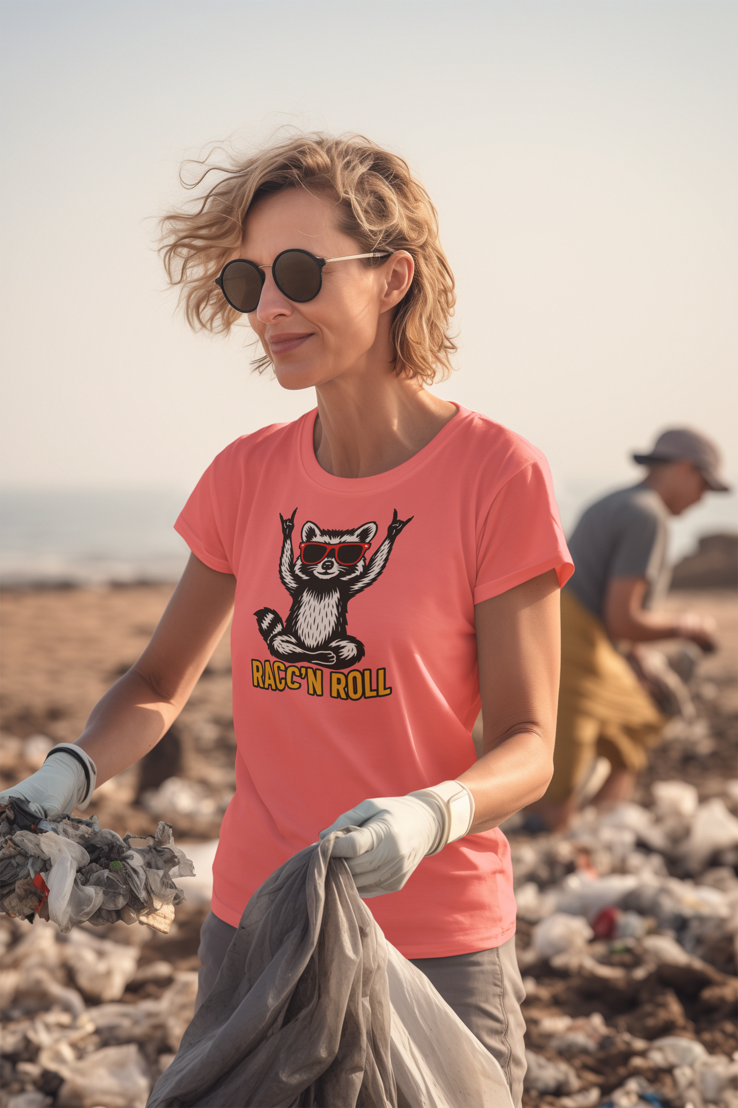 Racc’n Roll Attitude Tee – Unisex Streetwear Graphic Tee