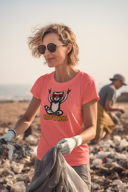 Racc’n Roll Attitude Tee – Unisex Streetwear Graphic Tee