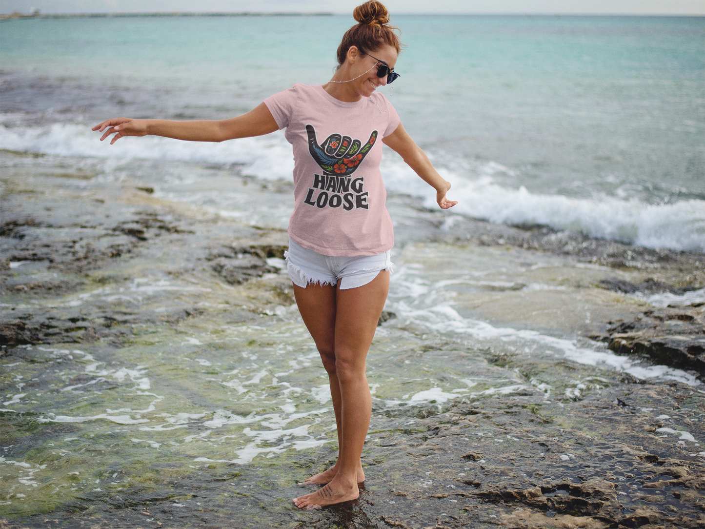 Hang Loose Authority – Unisex Bold Streetwear Graphic Tee