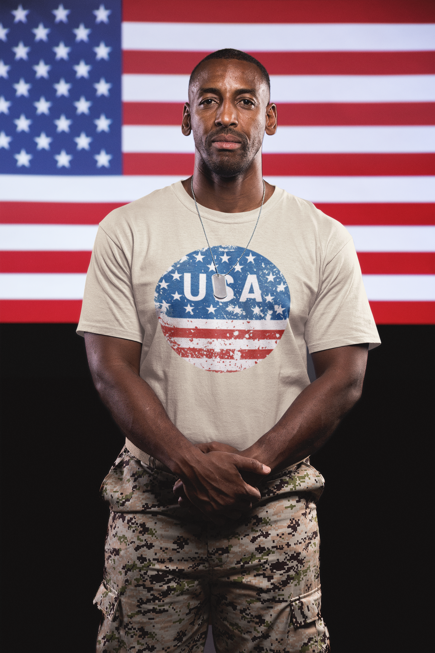 USA Legacy Badge – Unisex Streetwear Graphic Tee