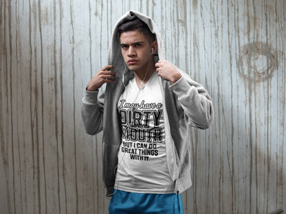 Dirty Mouth Confidence Tee – Unisex Streetwear Graphic Tee